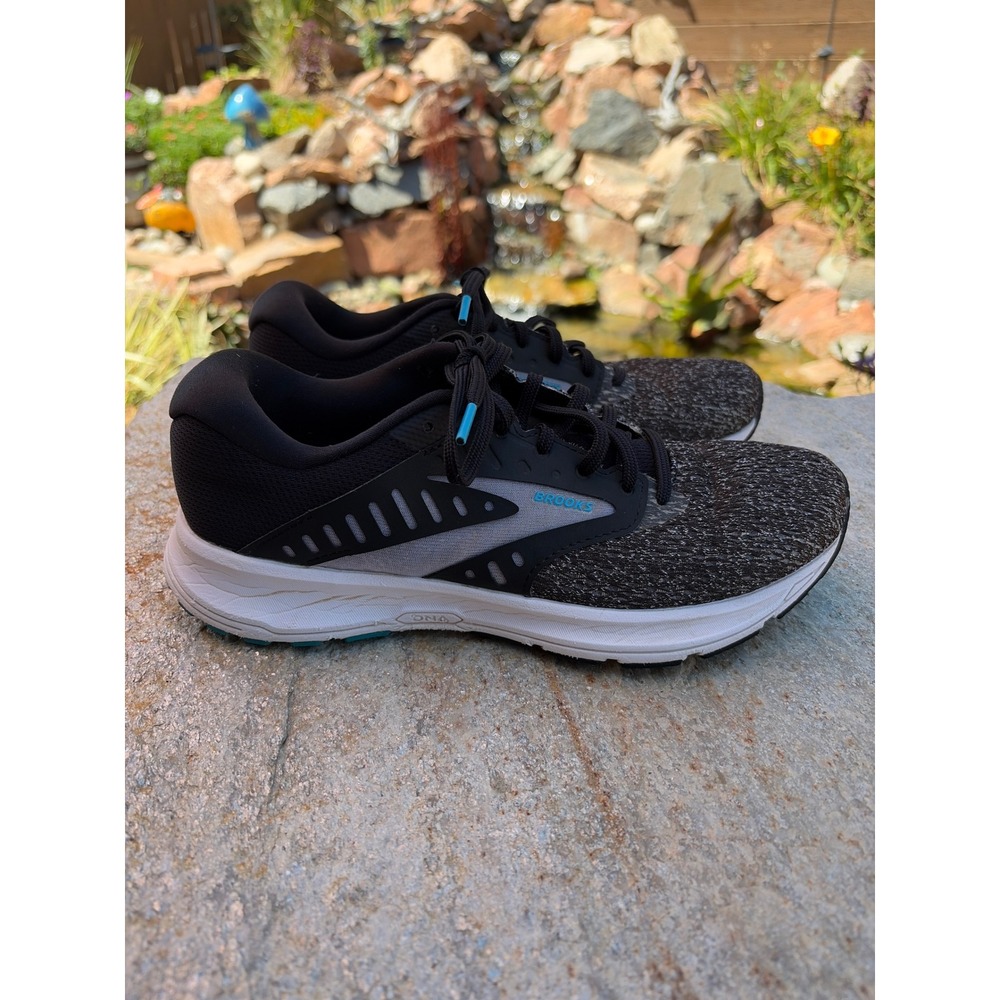 Brooks Range 2 Womens Running Shoes Black Grey Blue 1203621B081 Size 8.5 B